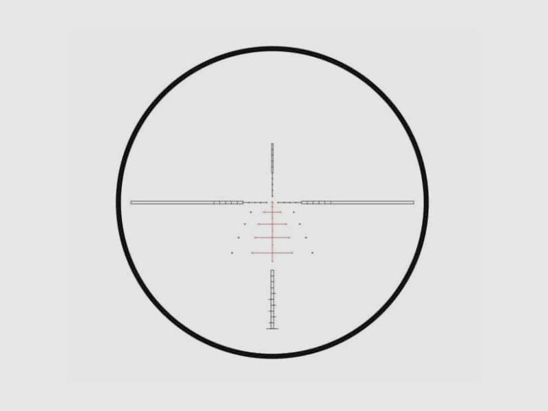 HAWKE Optics Zielfernrohr mit Leuchtabsehen 6-24x56 Sidewinder Abs. SR Pro II