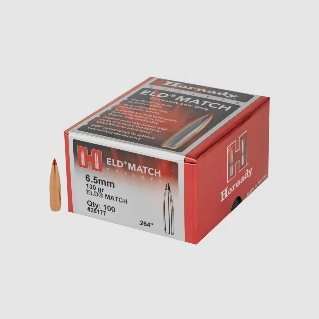 HORNADY Kogels 6,5 mm ELD M GR 130