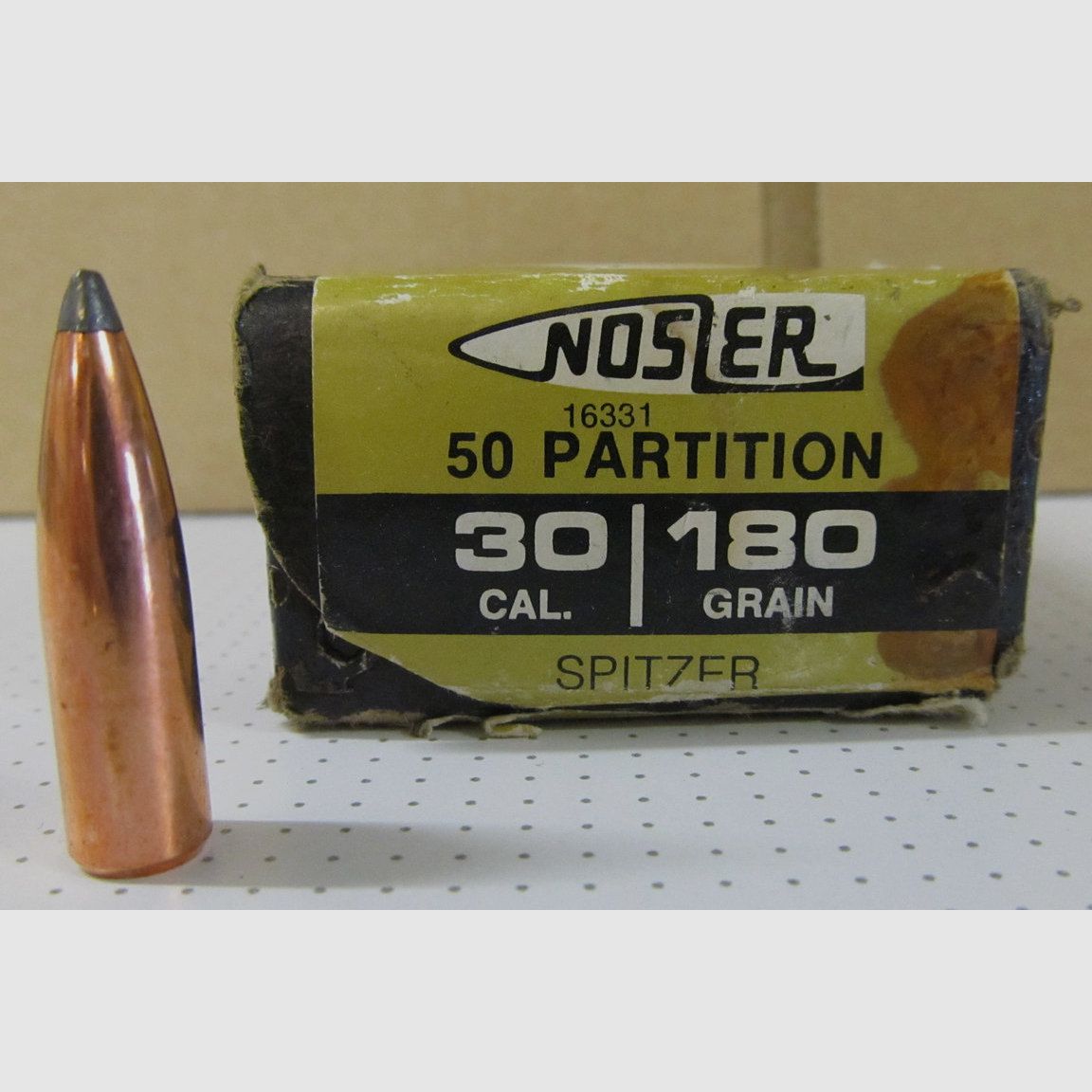Nosler .30 .308 180 grs. Partition Spitzer