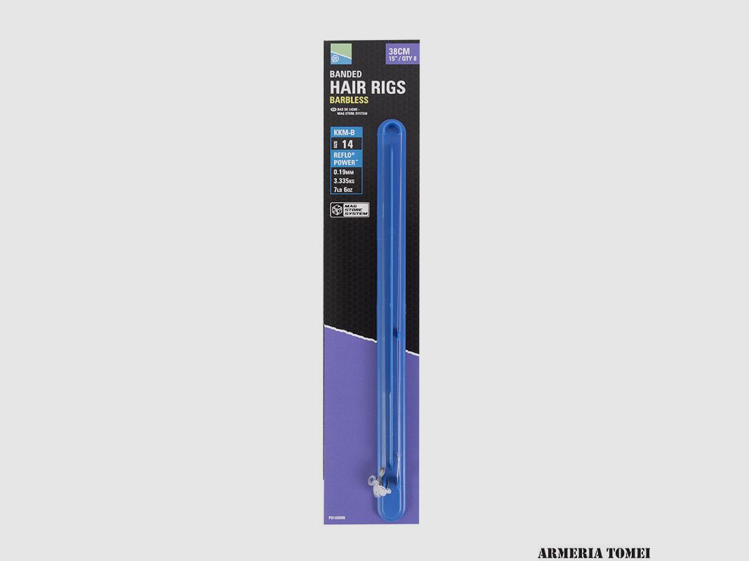 PRESTON – KKM-B MAG STORE BANDED HAIR RIGS MSS RIG – 15″ Banded – Size 14 Kkm-B