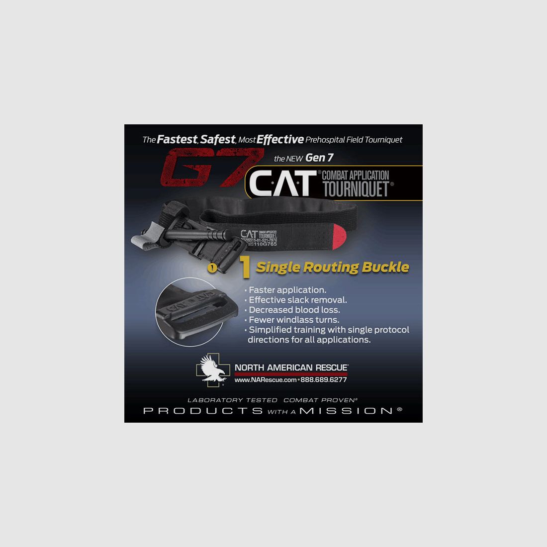 C.A.T GEN7 Original TOURNIQUET, Orange (EMS), Bild 4 von 5