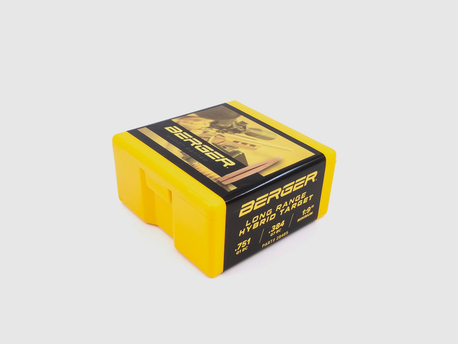 Berger Geschoss 7mm/.284 Long Range Hybrid Target 190GR 500 Stück