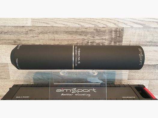 Neuware vom Fachhandel - Schalldämpfer Aimsport Triton No. 5 Kal. .30 Gewinde 5/8"x24