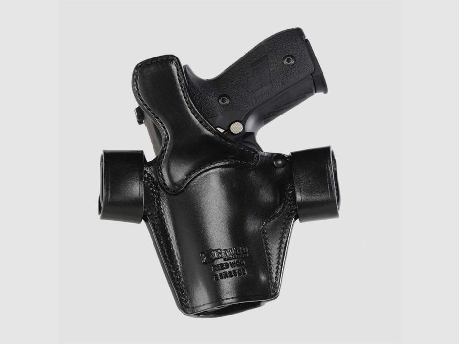 GALCO INTERNATIONAL SIDE SNAP SCABBARD 1911 4 1/4″ -BLACK-LEFT HAND, image 2 of 2