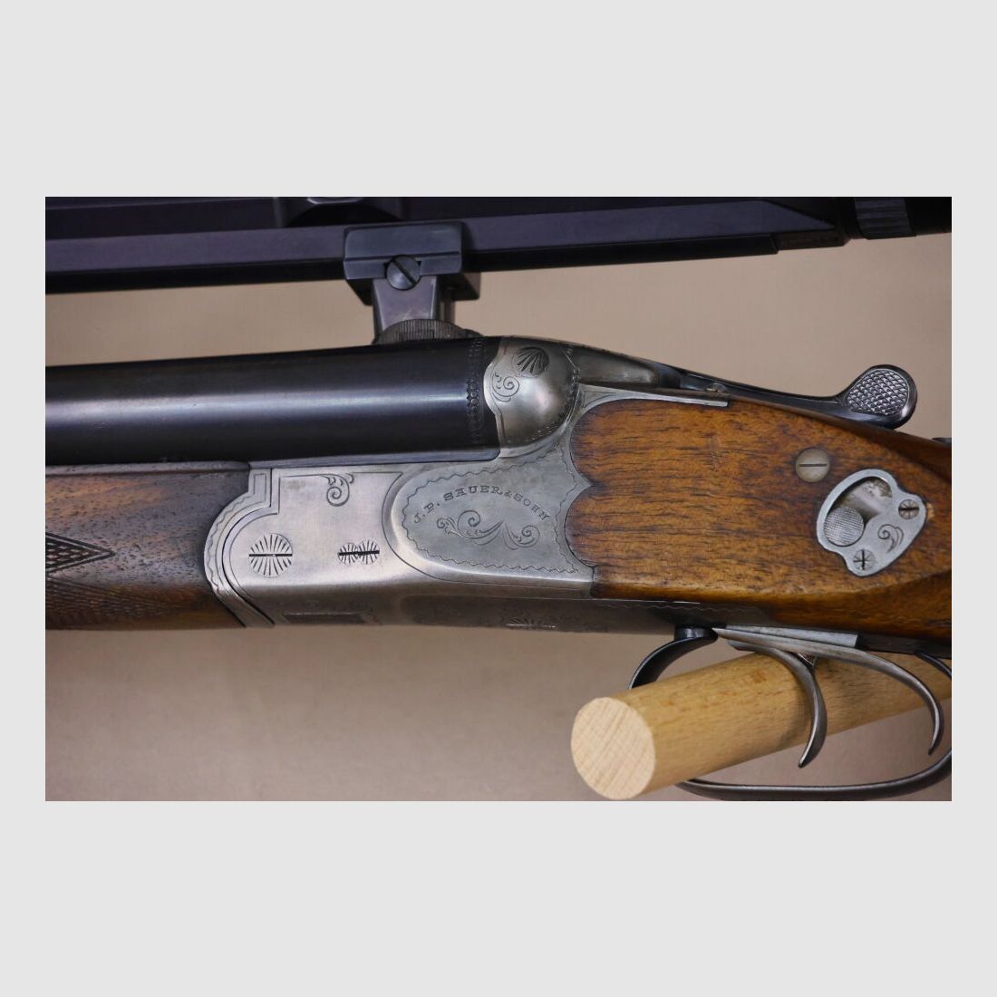 Sauer & Sohn Drilling // mit mündungslangem EL in .22 Hornet! // ZEISS Diavari ZM