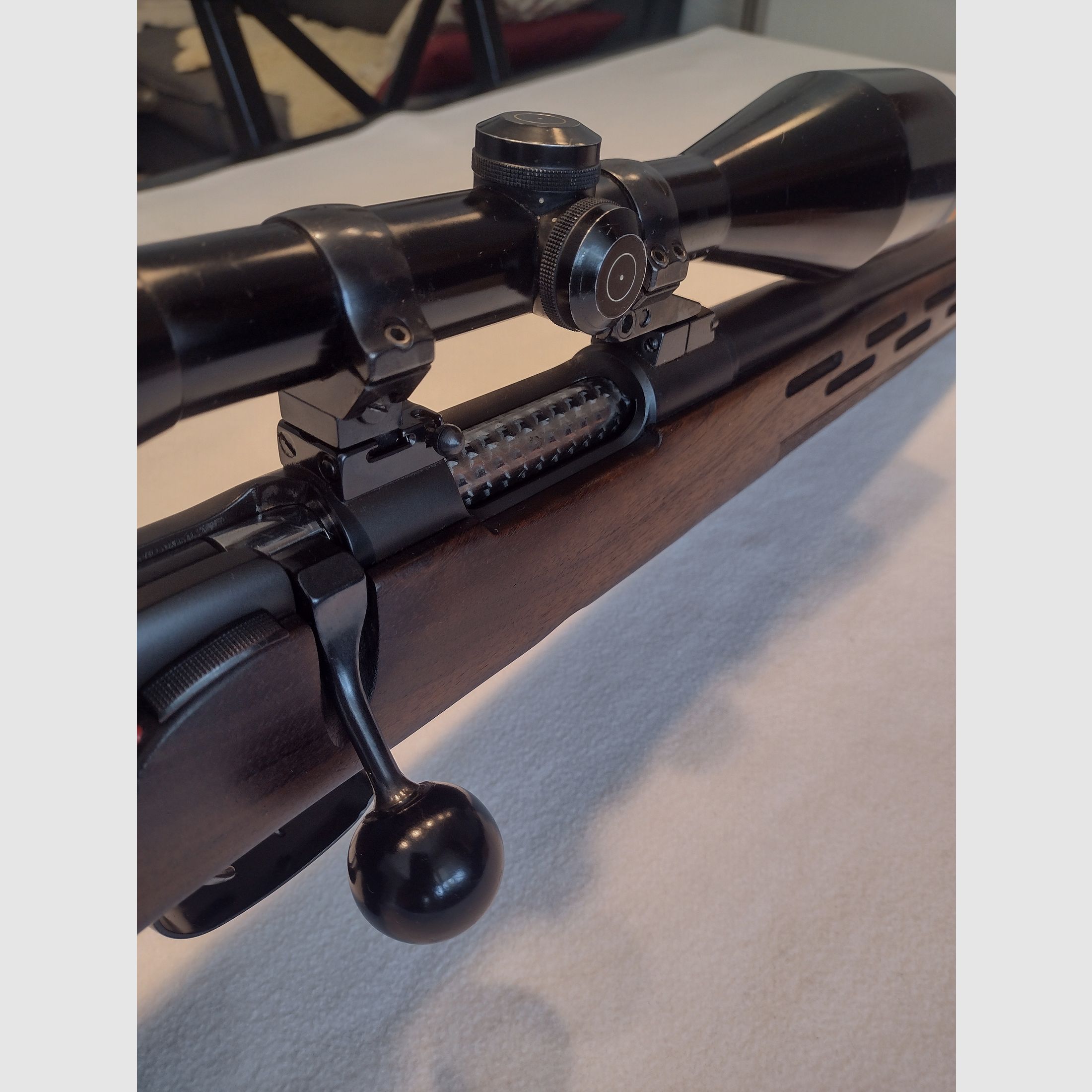 Repeater rifle Mauser 98K caliber .30-06 Spring