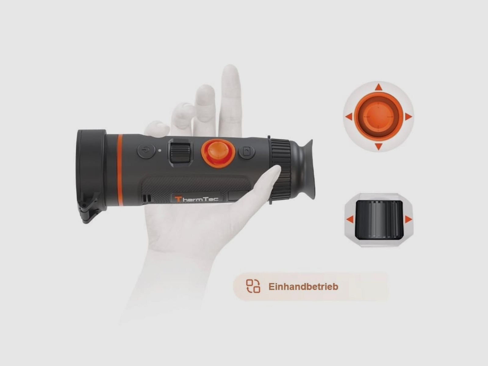 ThermTec WILD 635 L 35mm lente 18 mk 640x512 cámara termográfica