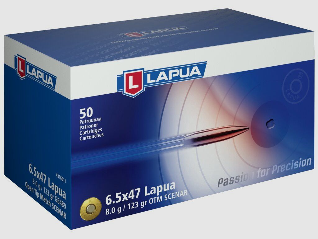 Lapua 6.5×47 Lapua Scenar OTM 8g