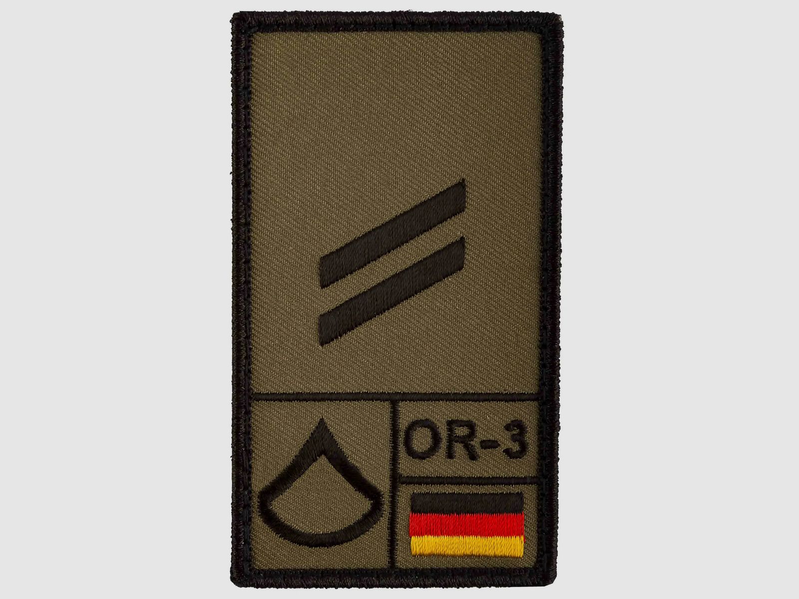 Café Viereck Café Viereck Rank Patch Obergefreiter oliv