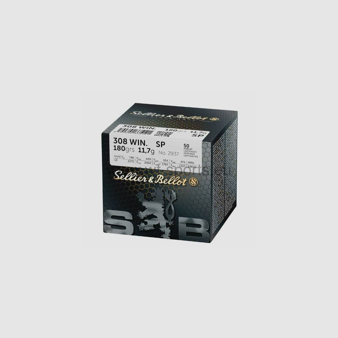 Sellier & Bellot 11,7g/180grs bala de media cubierta