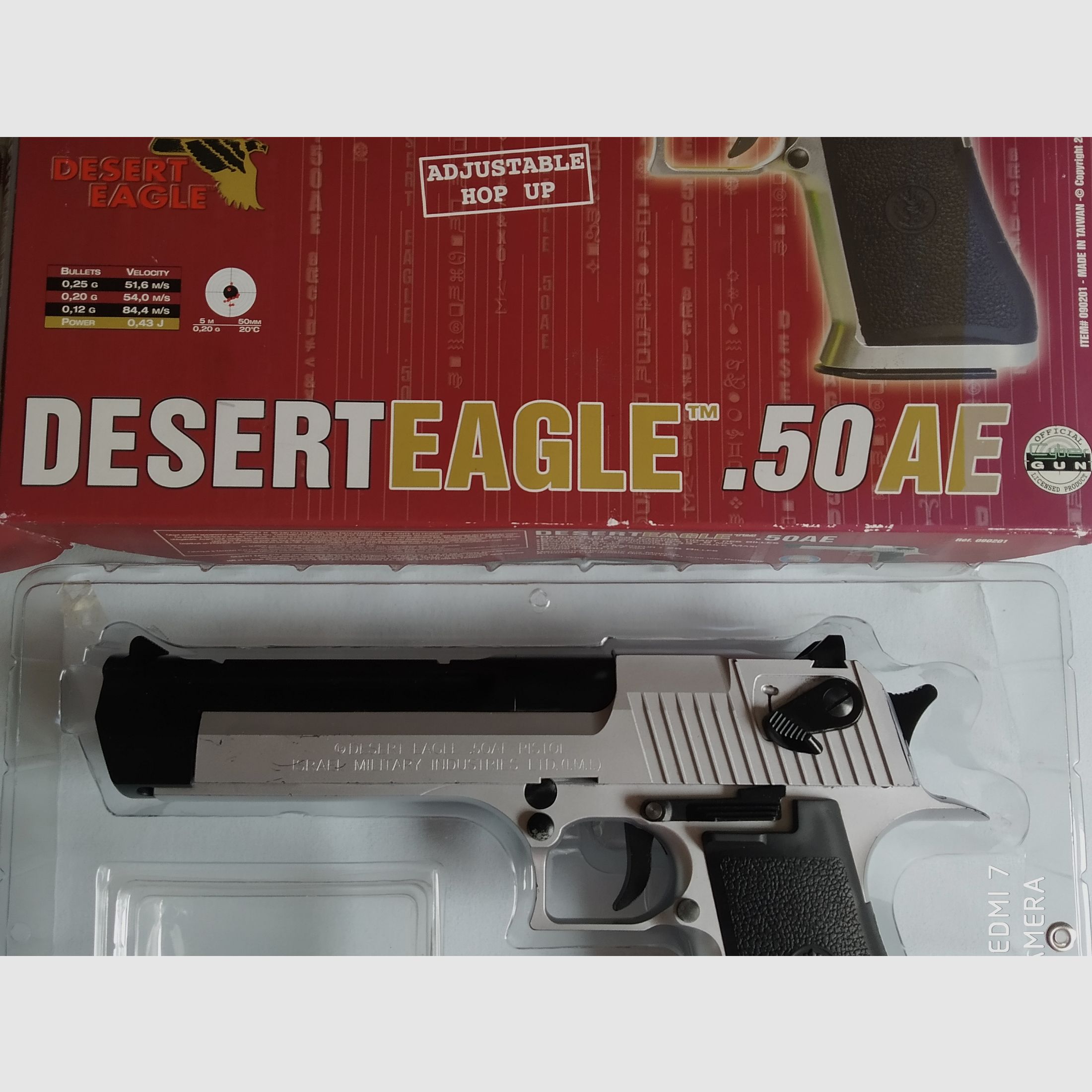 Dessert Eagle (TM) 50AE - Softairgun, silber