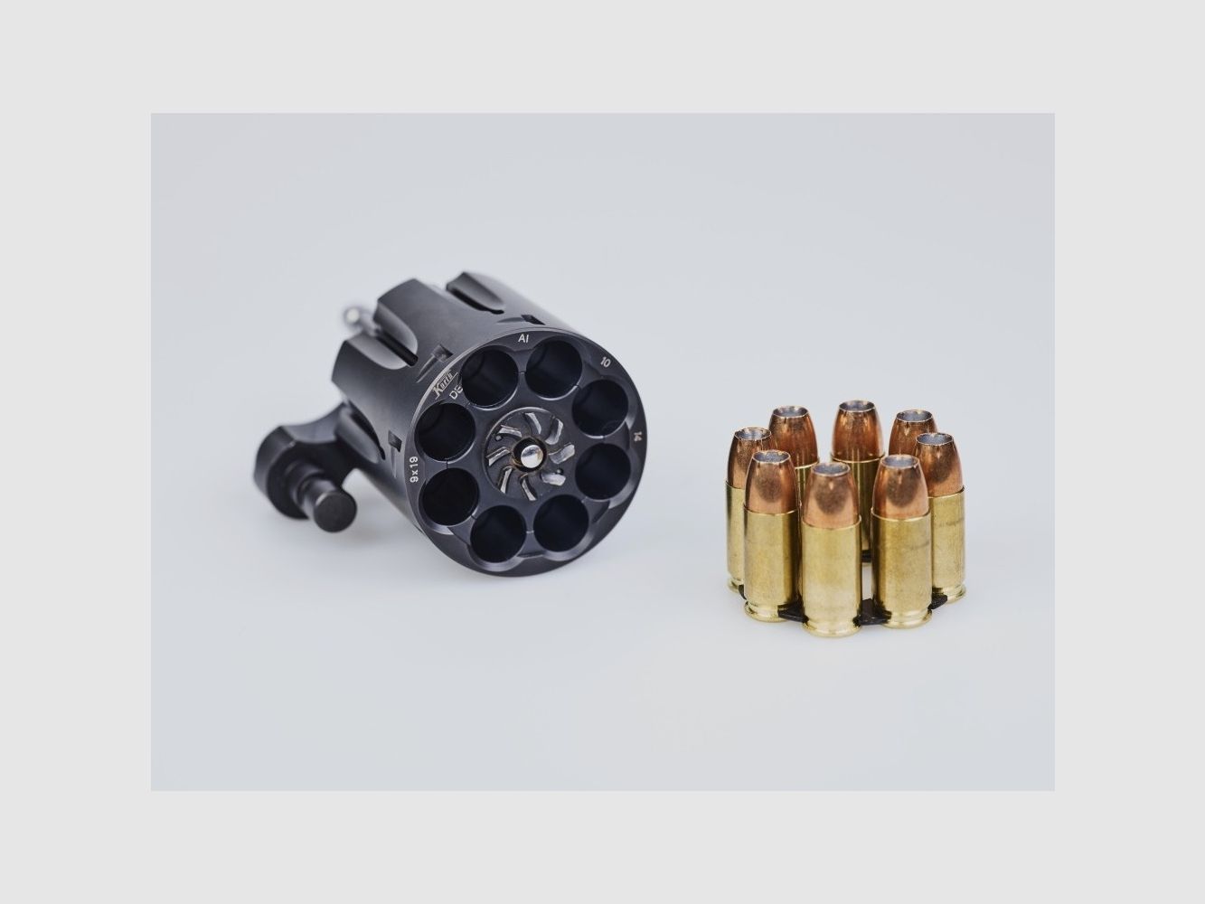 KORTH Changeable Cylinder Ranger 8-Shot; Ranger NXS & NXA; cal. 9mm Luger with Moonclip-Cut