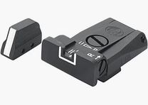 LPA SPR98BE18 Set di Mirini Micrometrici per Beretta 92, 96, 98, M9 e M9A1 – Contorno Bianco