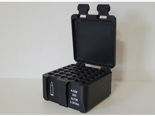 Filamelt ammunition box / 12 Gauge (.12/76 & .12/89) / 'Folding / Locking lid' / cartridge box, Ammo Box