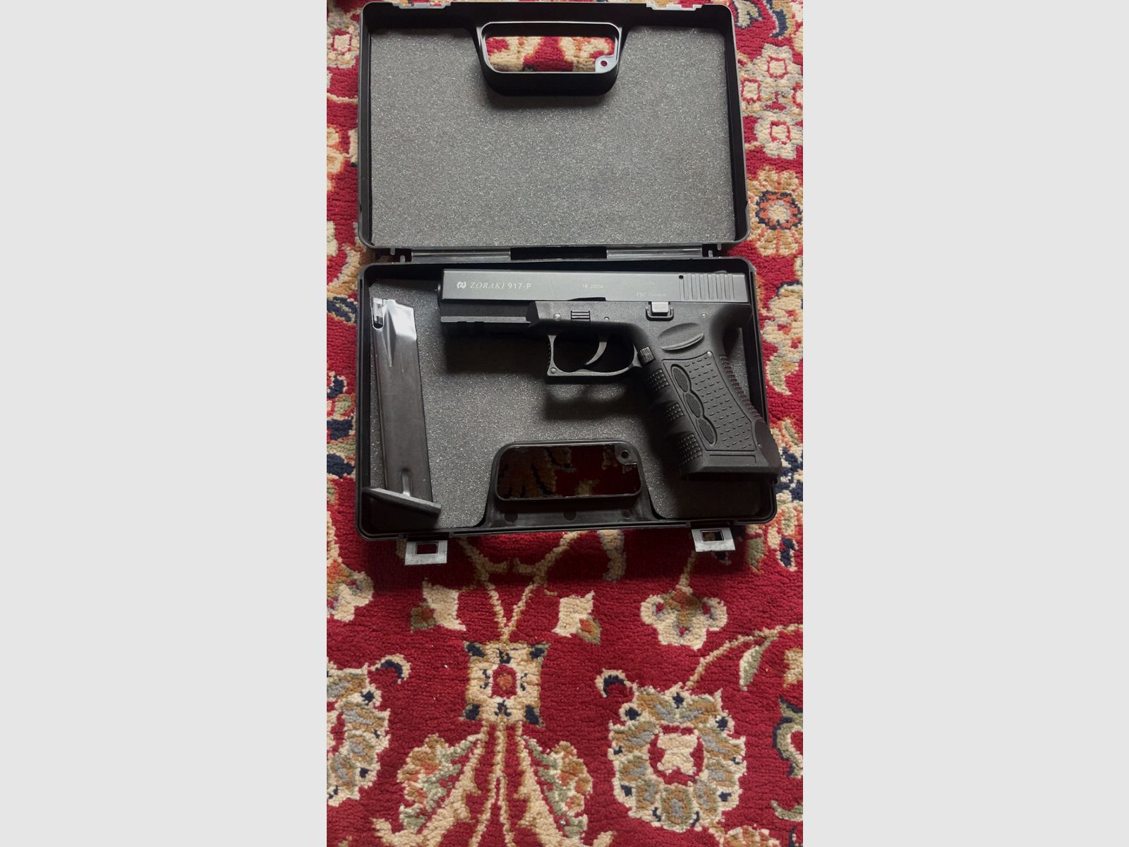 Zoraki 917 pistola de fogueo 9mm P.A.K. niquelada