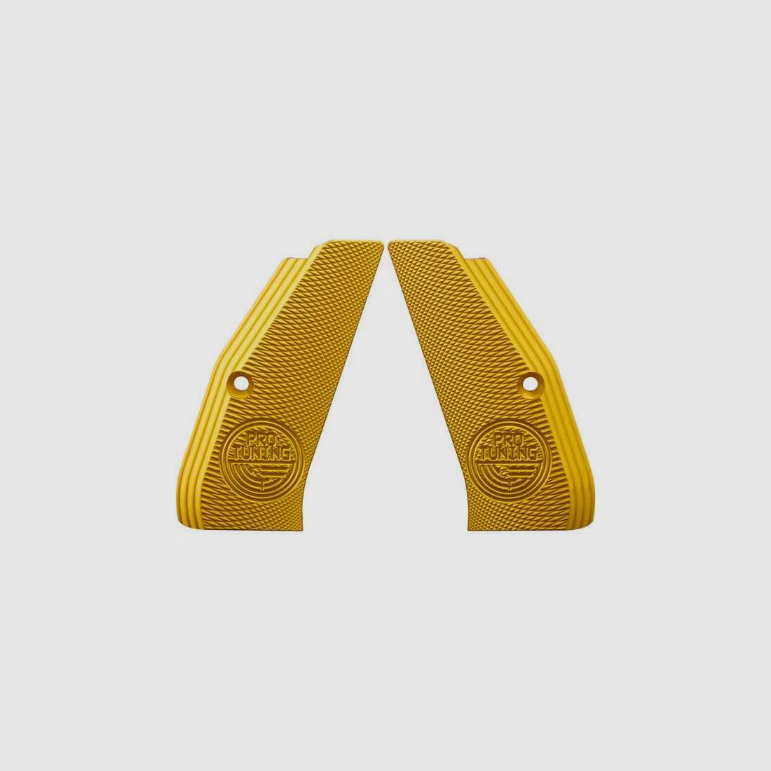 Griffschalen Alu gold SP01 lang ohne Jetfunnel