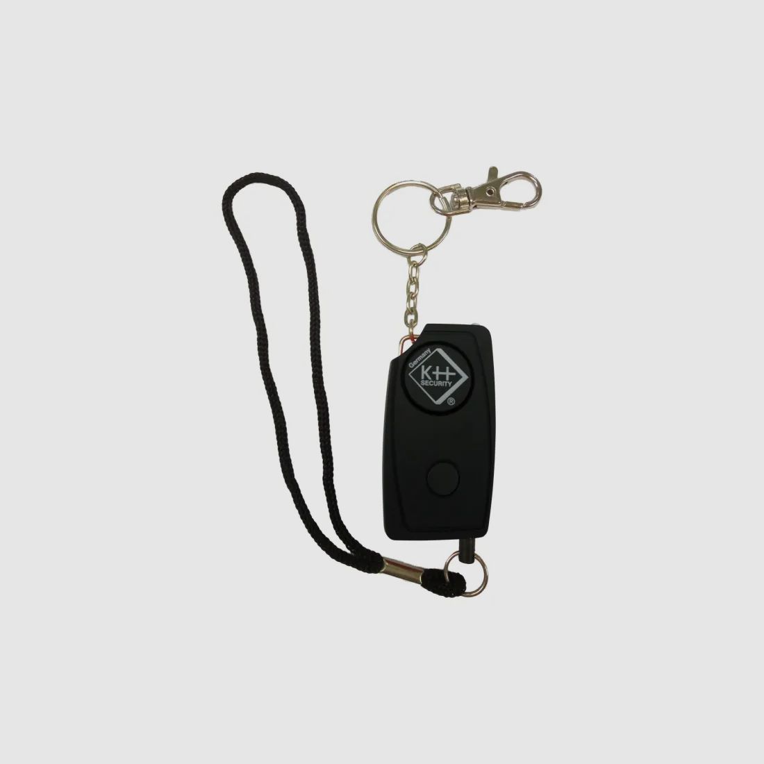 Personal protection alarm 24/7 soft touch black