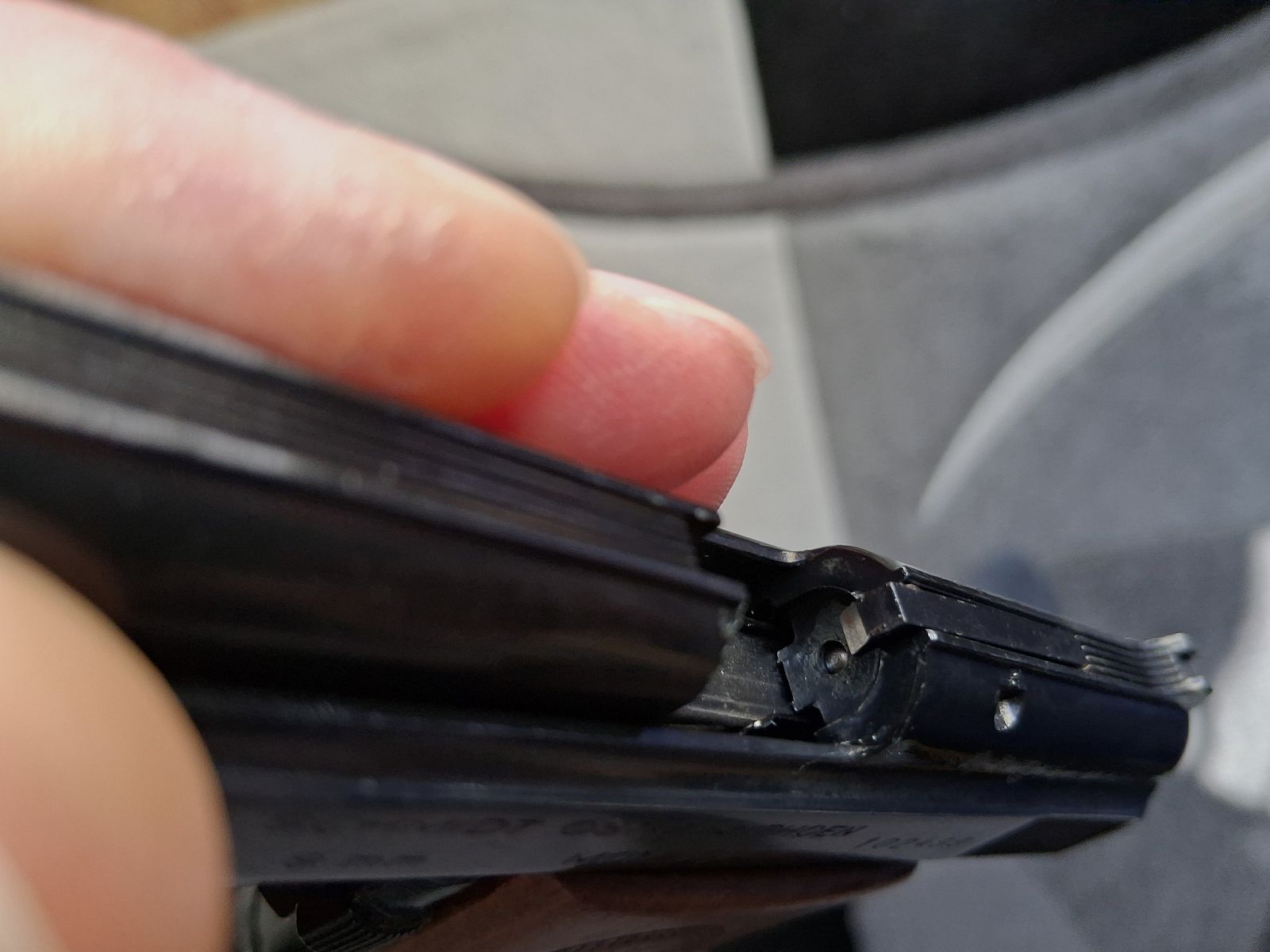 Sammler aufgepasst !!! HS Mod. 5A "G" Holzgriffschalen, Ersatzmagazin, TOP Zustand, ungeschossen