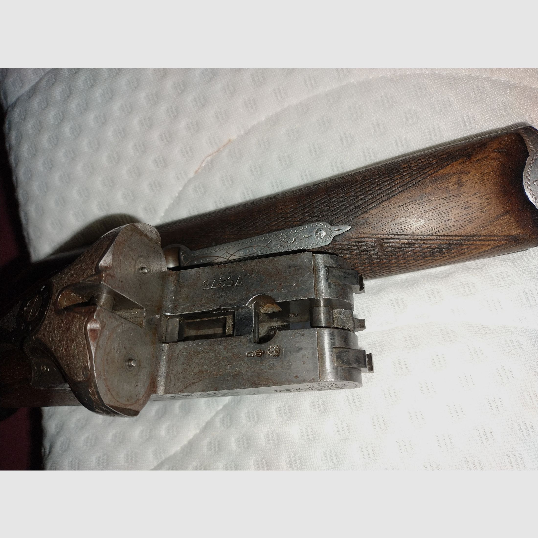 Hubertus Suhl double barrel shotgun 12/70, image 13 sur 13
