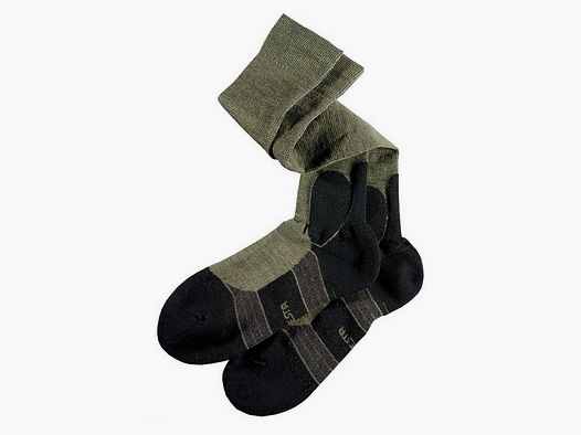 Foresta Kniestützstrumpf Merino 47-48 Oliv