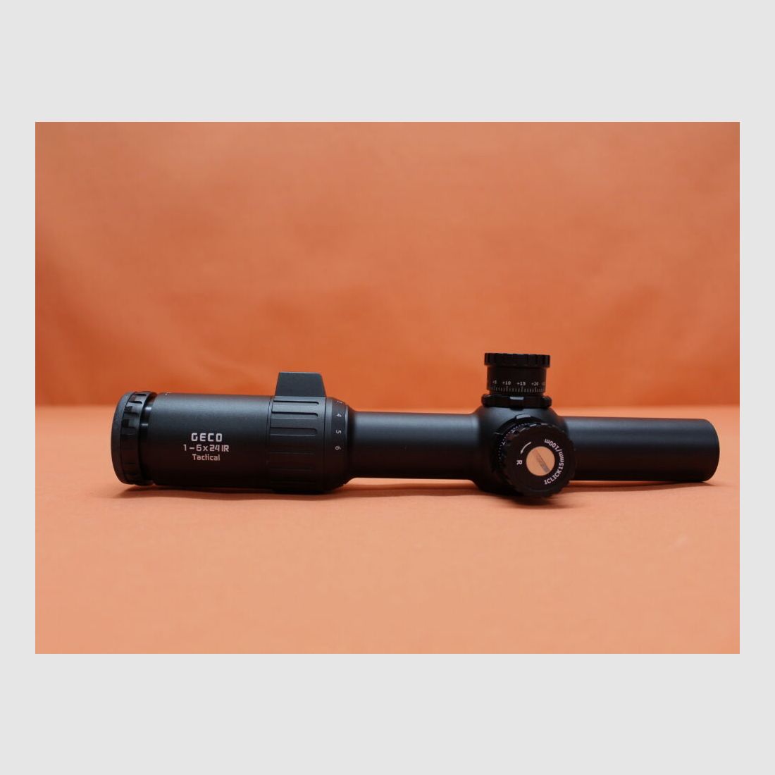 GECO Geco Zielfernrohr 1-6x24 IR TT Tactical, GCDT Leuchtabsehen (2.BE) Circle-Dot für IPSC/ Dynamic usw.