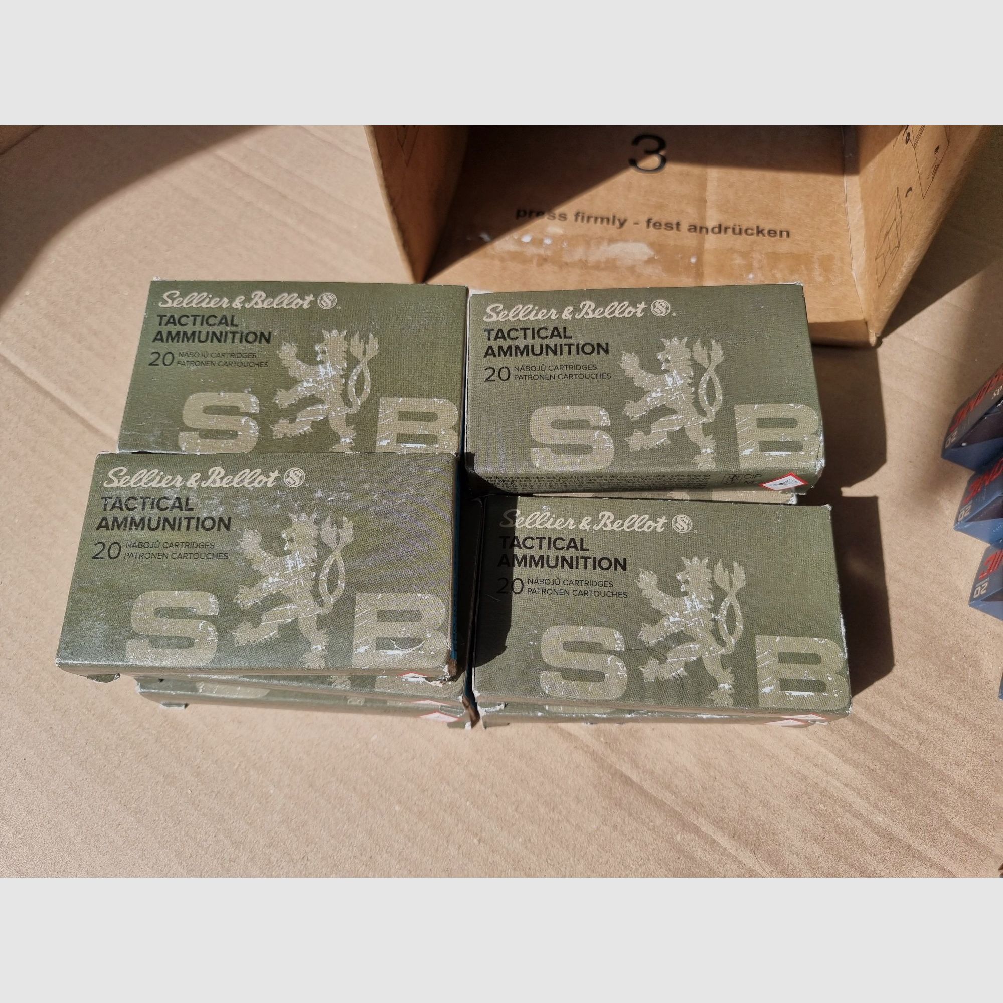 Munition .300 AAC Blackout Subsonic S&B FMJ 200gr und Hornady Sub-X 190gr - 680 Schuss