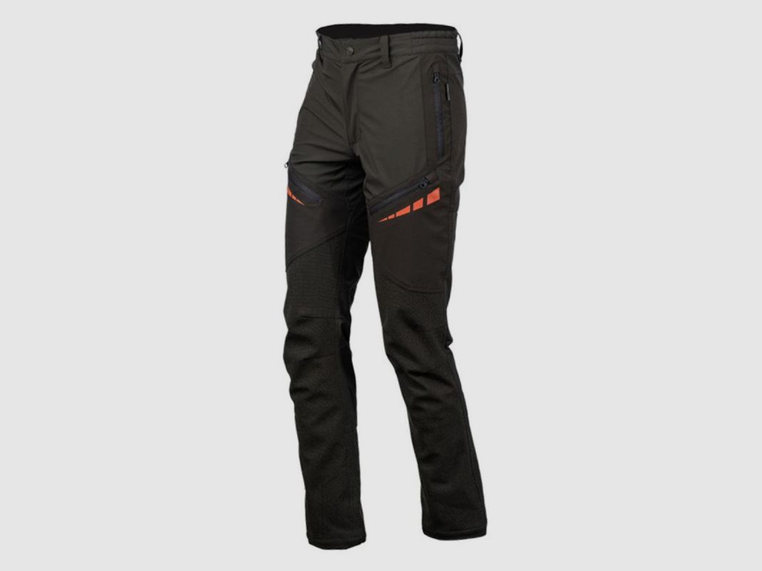 Softshell-Hose New-Tech Grün - Widerstandsfähig und Vielseitig, Bild 2 von 6