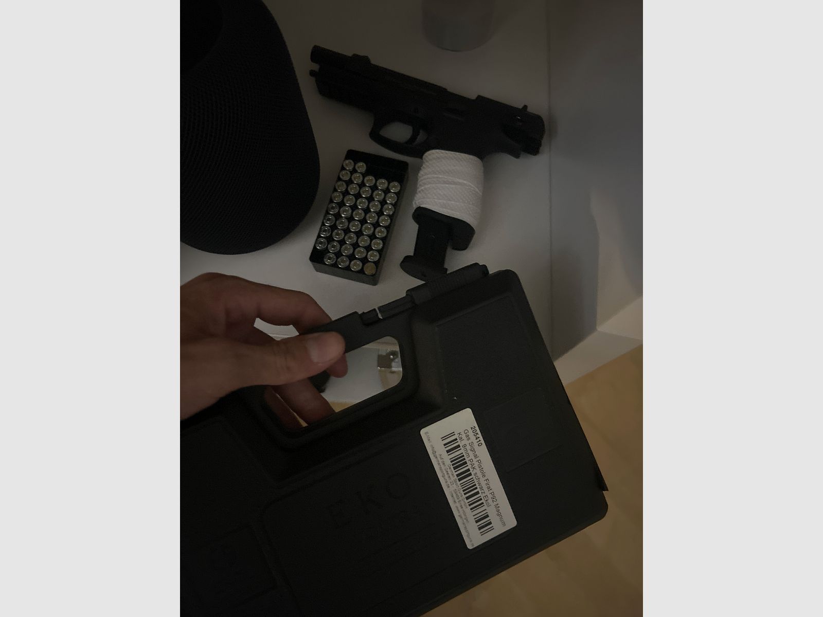 Magnum blank firing pistol Ekol P92 Magnum 9mm P.A.K. black