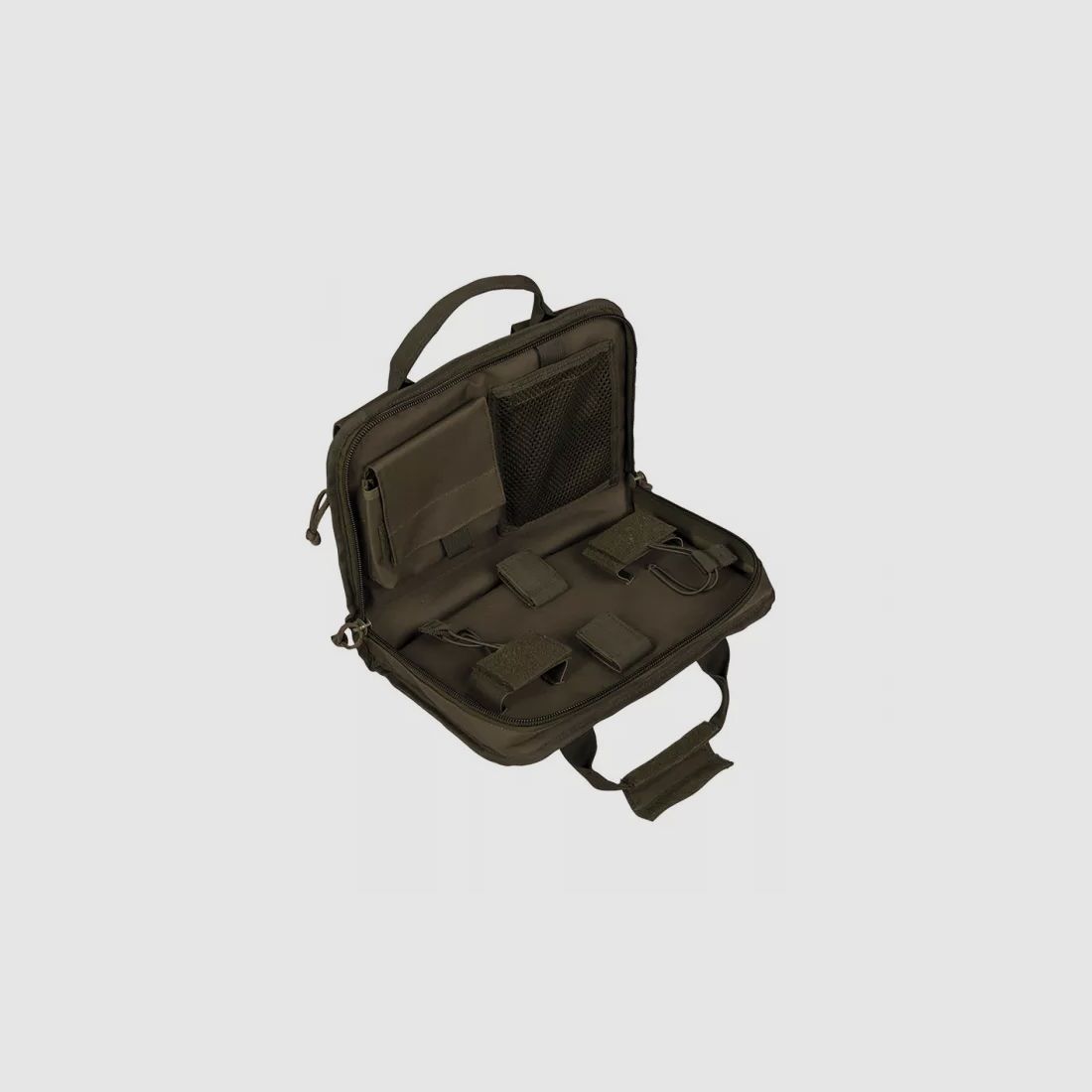 Tactical pistol case, lockable, small (34cm), olive