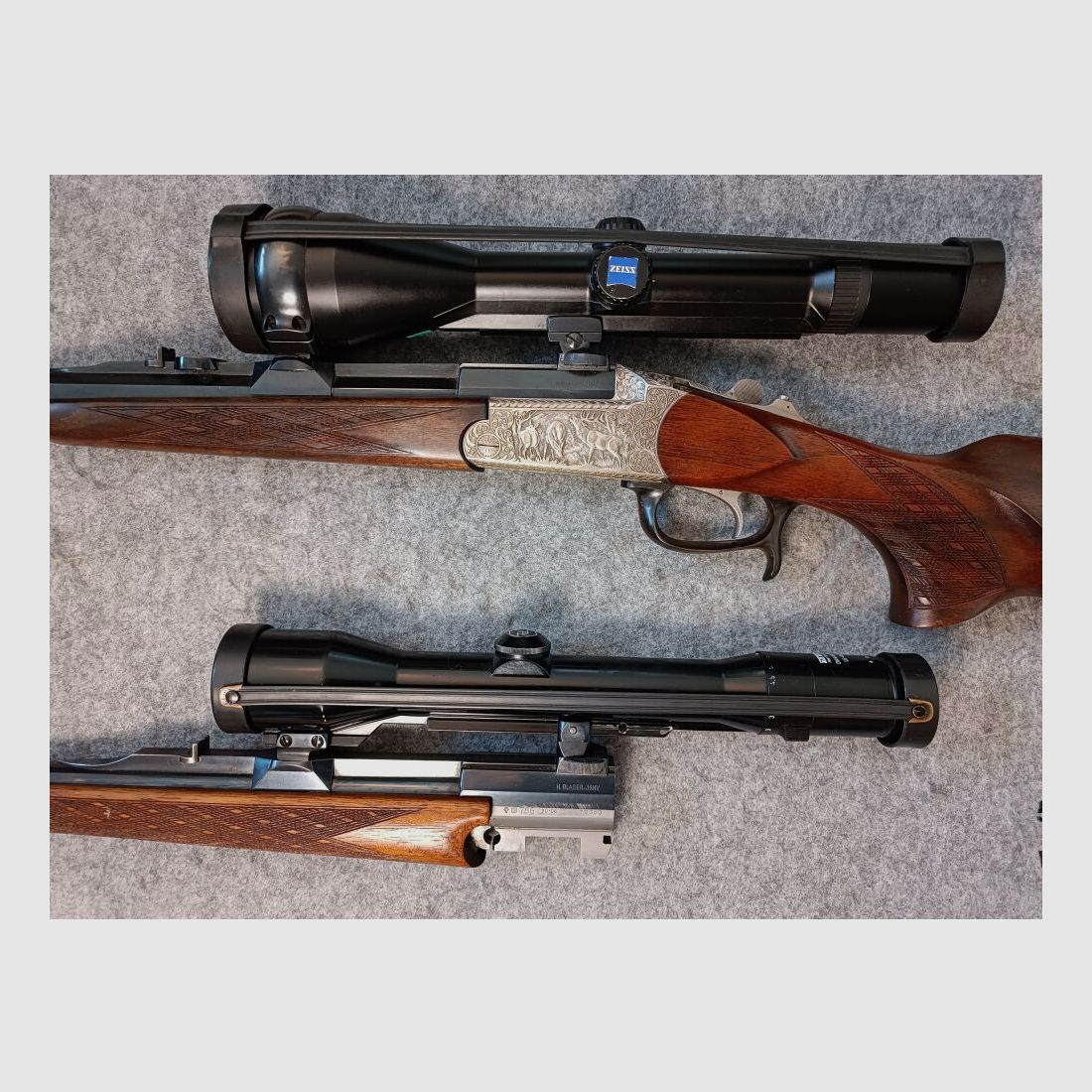H. Blaser Isny K77 Luxus mit Wechsellauf 30-06 und Zeiss Diavari 3-12x56 T*