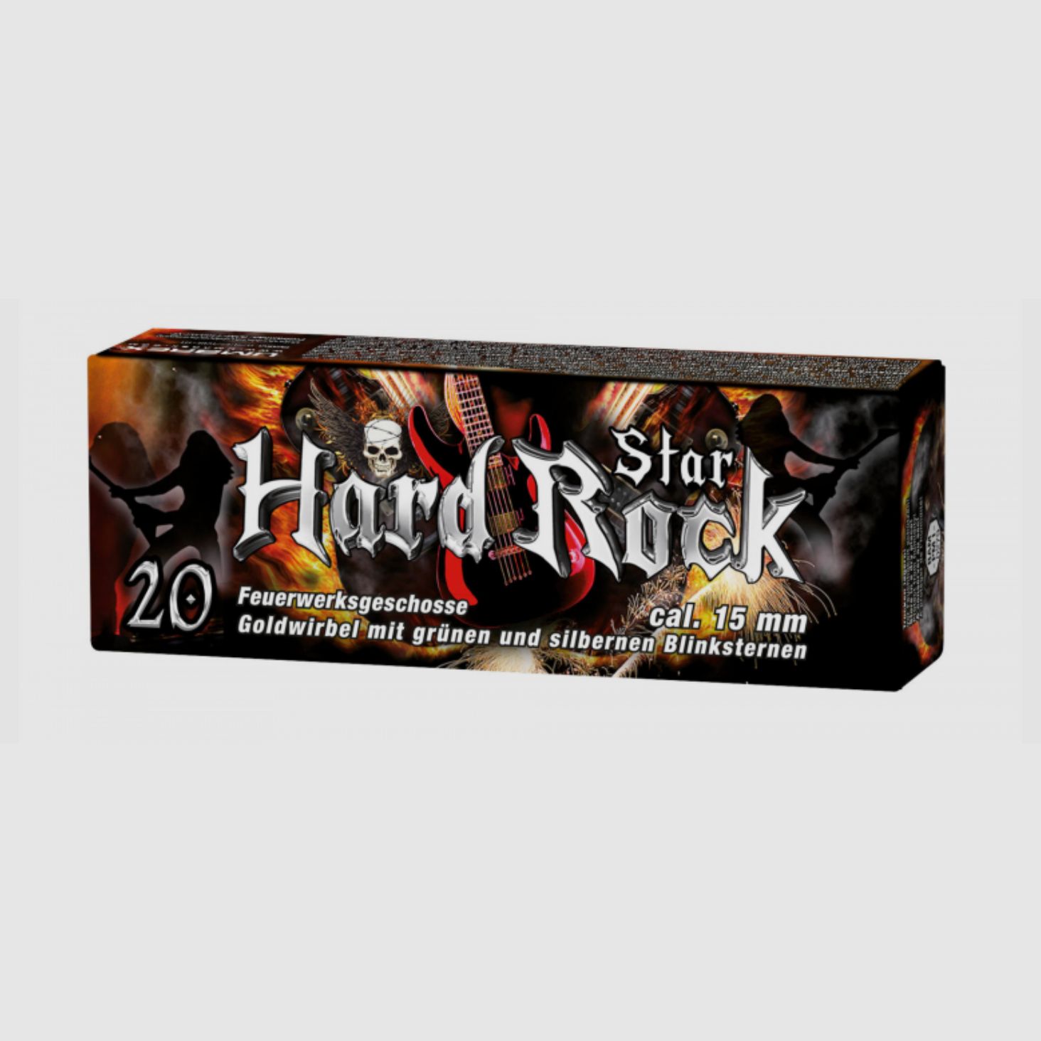 Umarex 4.1595 Pyro Hard Rock Star 15 mm, 20er Schachtel Pyro