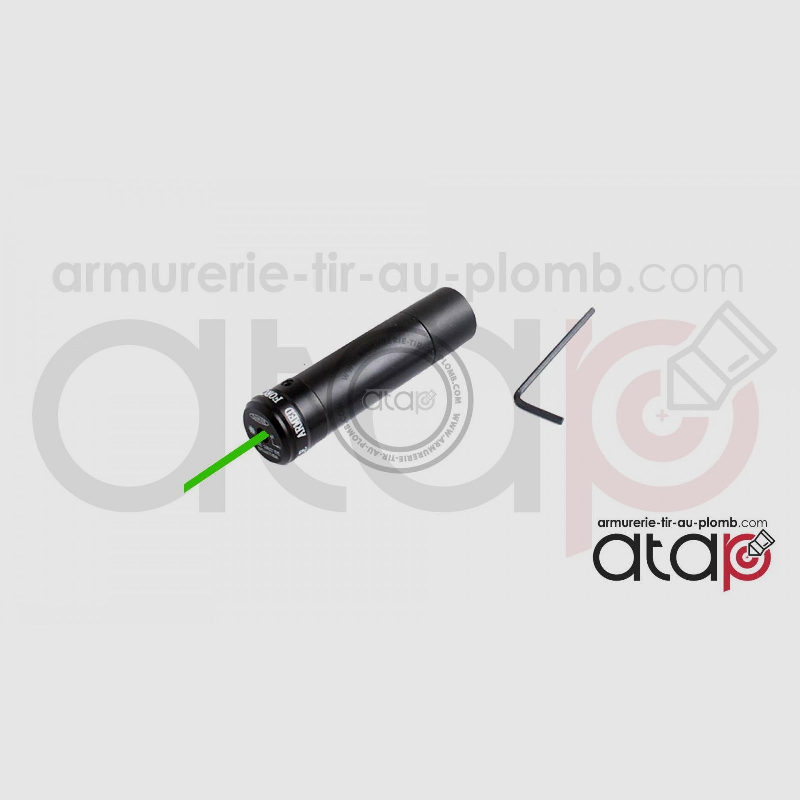 Pack Viseur laser tactique Vert avec switch, image 3 sur 3