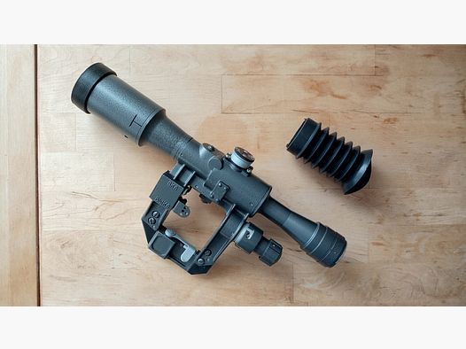 Tauschangebot: 6x38 POSP belarussisches PSO-1 für AK und SVD Seitenschiene / sehr guter Zustand / Beleuchtung funktioniert  // Zielfernrohr Optik