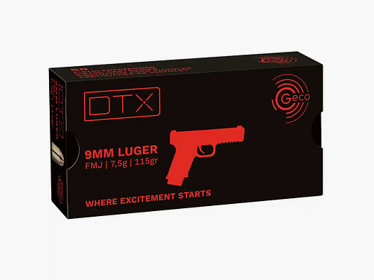 GECO GECO 9mm Luger VM DTX 7,5 g/116gr