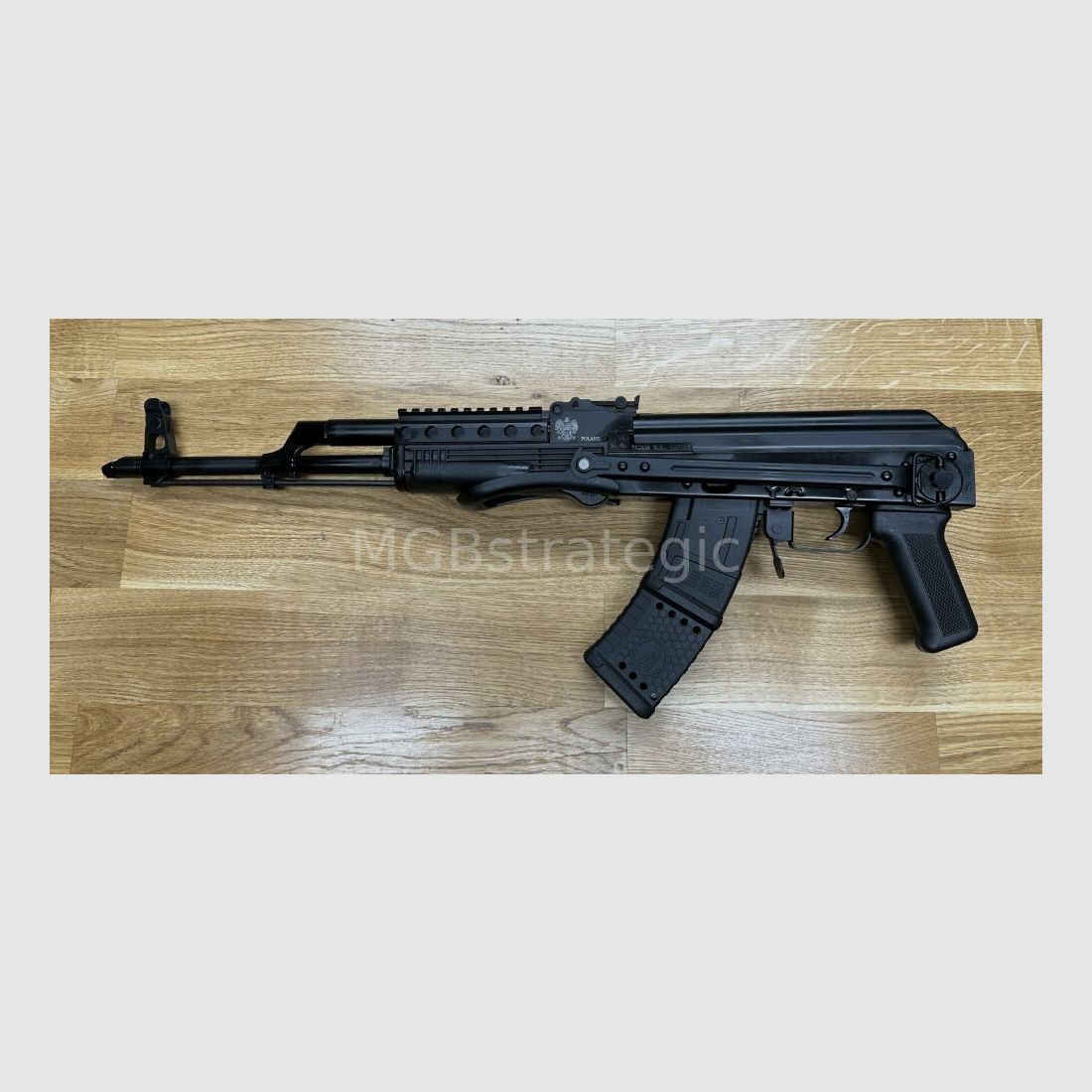 WBP Jack - carabina semiautomatica 7,62x39 - sistema AKM AKMS AK47 AK74 con calcio pieghevole - il bayonetta può essere montato - Made in Poland - canna Radom civile forgiata a freddo, forgiata e cromata duro