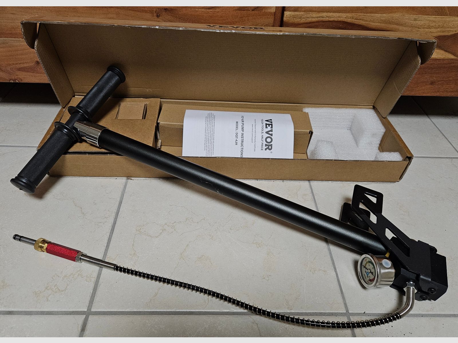 Air rifle AEA HPMAX Mk2 incl. case, scope, moderator and other accessories