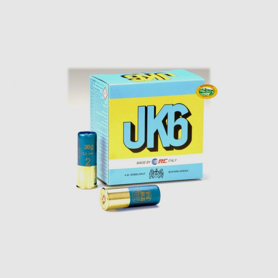 RC Patronen JK6 Kal.12 gr.36 pb.5 spezielle Taube - Verpackung mit 25 Stück