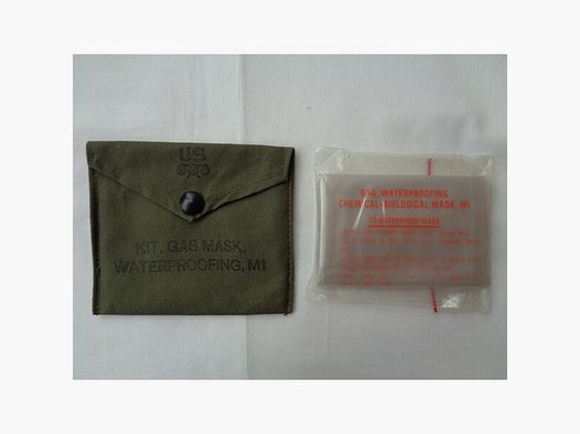 US Army M1 Gasmaskenbeutel zu M17 Masken letzte Version, unbenutzt/neu (NOS)