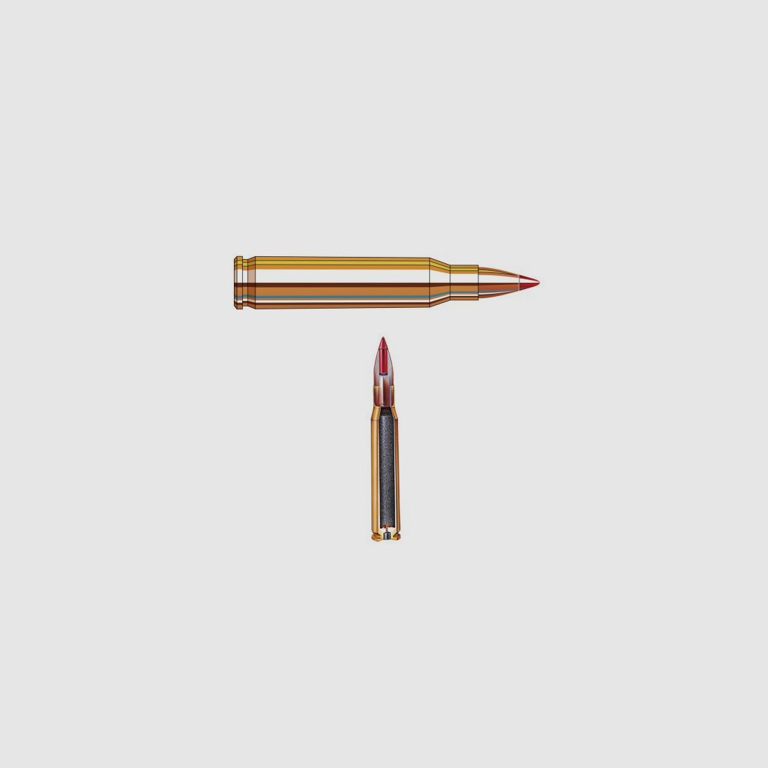 Hornady V-Max 53grn .223Rem (20 stuks), afbeelding 2 van 2