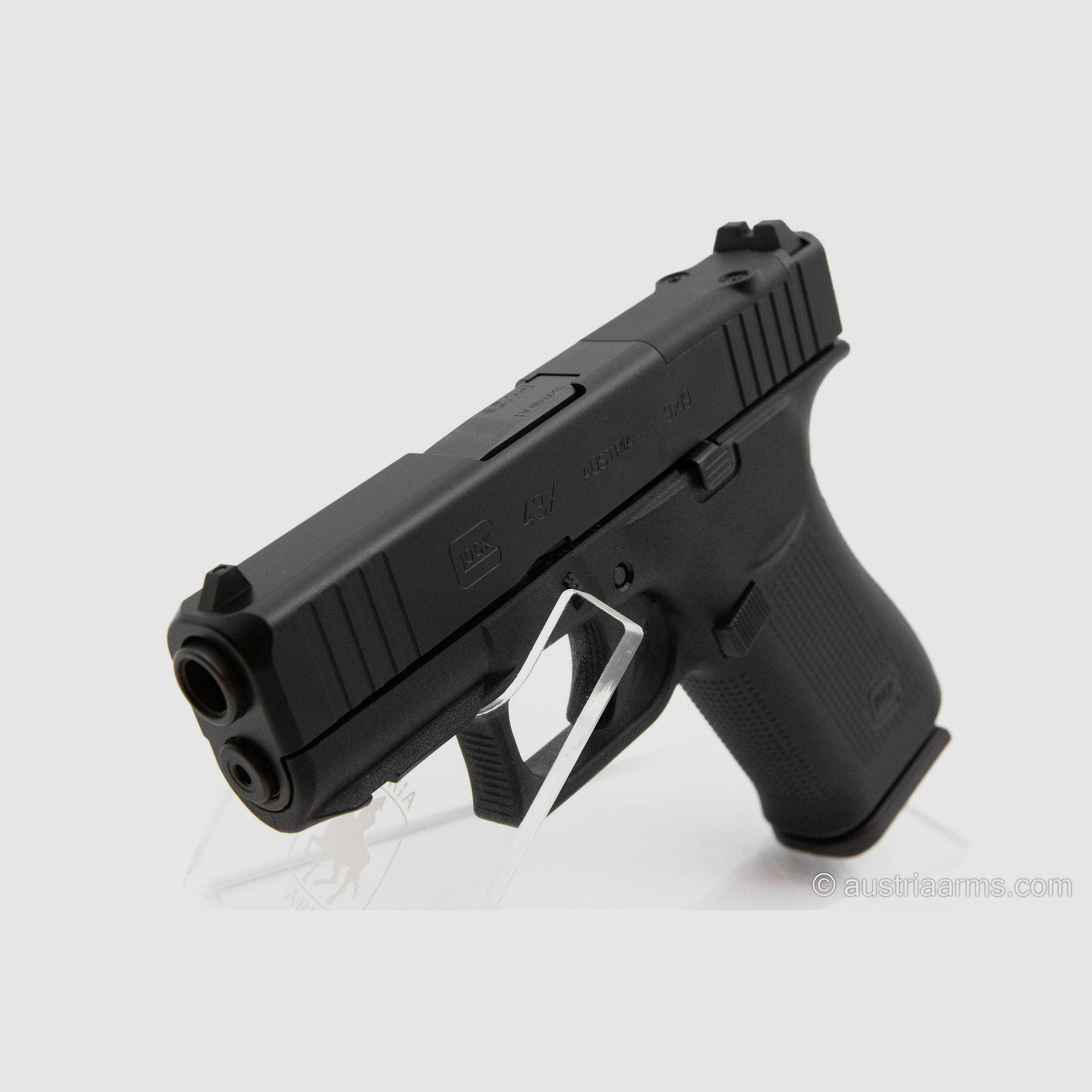 Glock 43X MOS, als nieuw gebruikte vuurwapen, 9×19 mm, afbeelding 4 van 5
