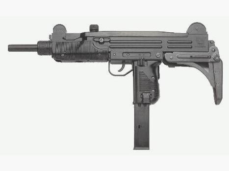 BROŃ PISTOLET SAMOPOWTARZALNY UZI