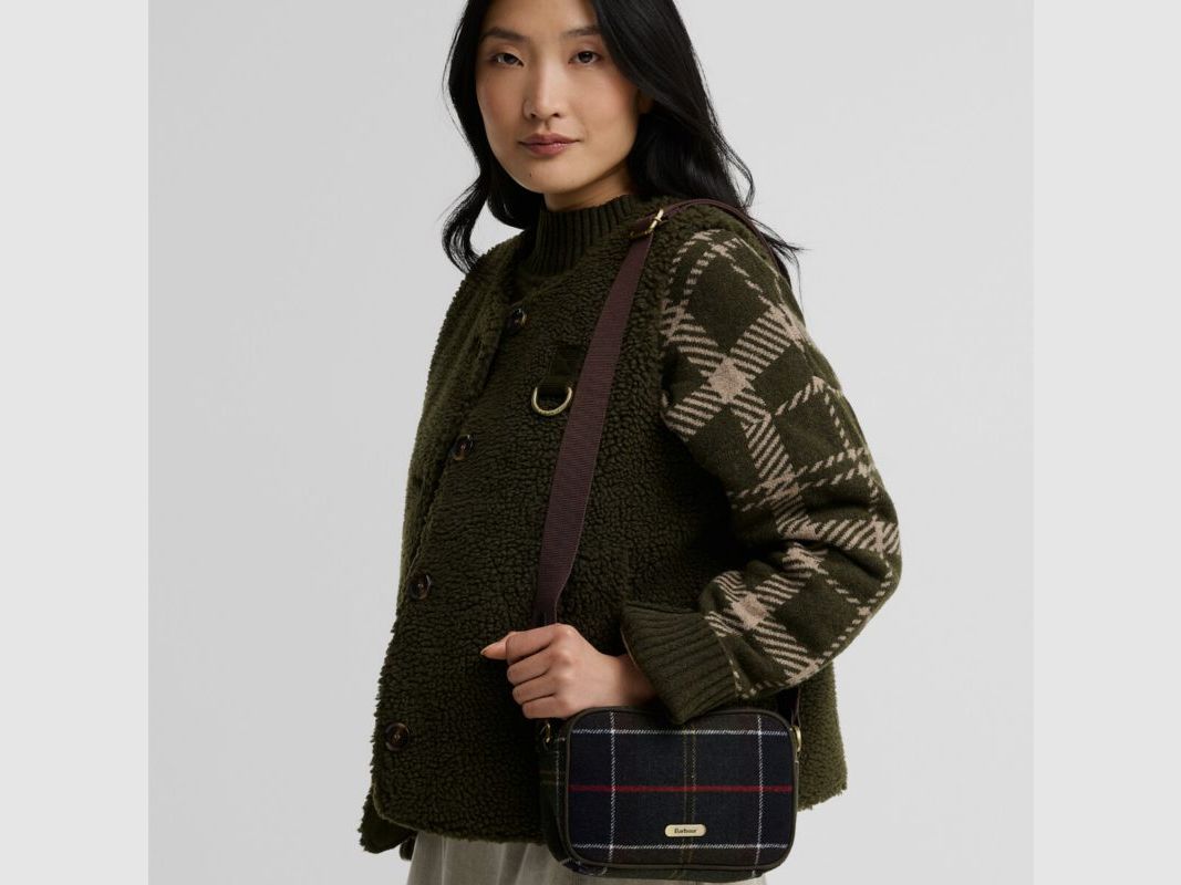 Barbour D-Sac bandoulière Contin Tartan Mini Large | classic tartan, image 6 sur 8