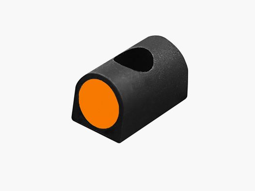 Vizierpunt oranje hagelgeweer met ventilatieraam