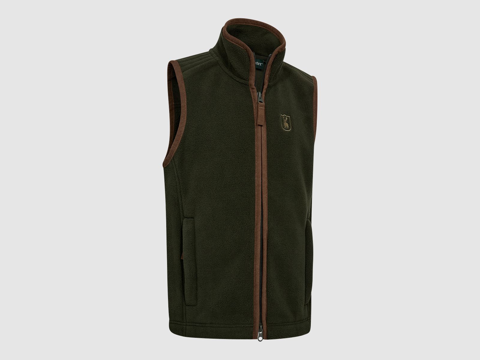 Gilet en polaire pour enfants Cumbria - Forest Ember - Taille enfant : 128