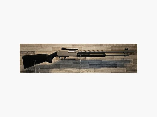 Neuware - Vorderschaftrepetierflinte Pumpgun Akkar Karatay TK-355 612PS Titanium Kal. 12/76