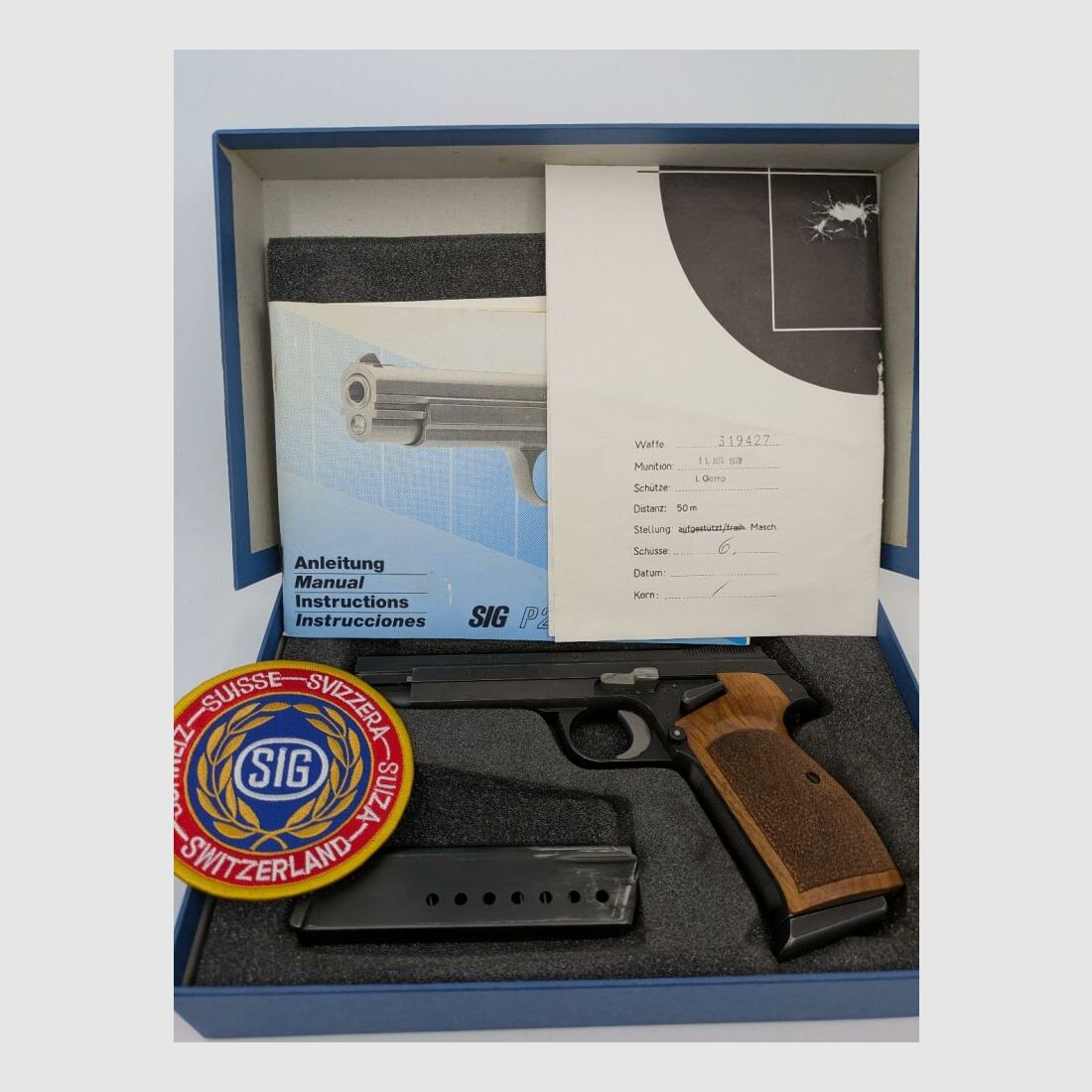 SIG P210-6 Heavy Frame