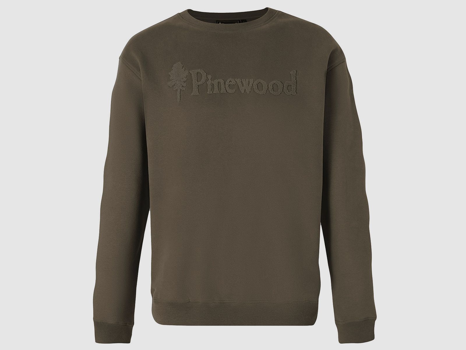 Pinewood Sweater Värnamo Logo Dark Green