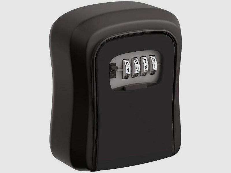 Key garage Compact with combination lock
