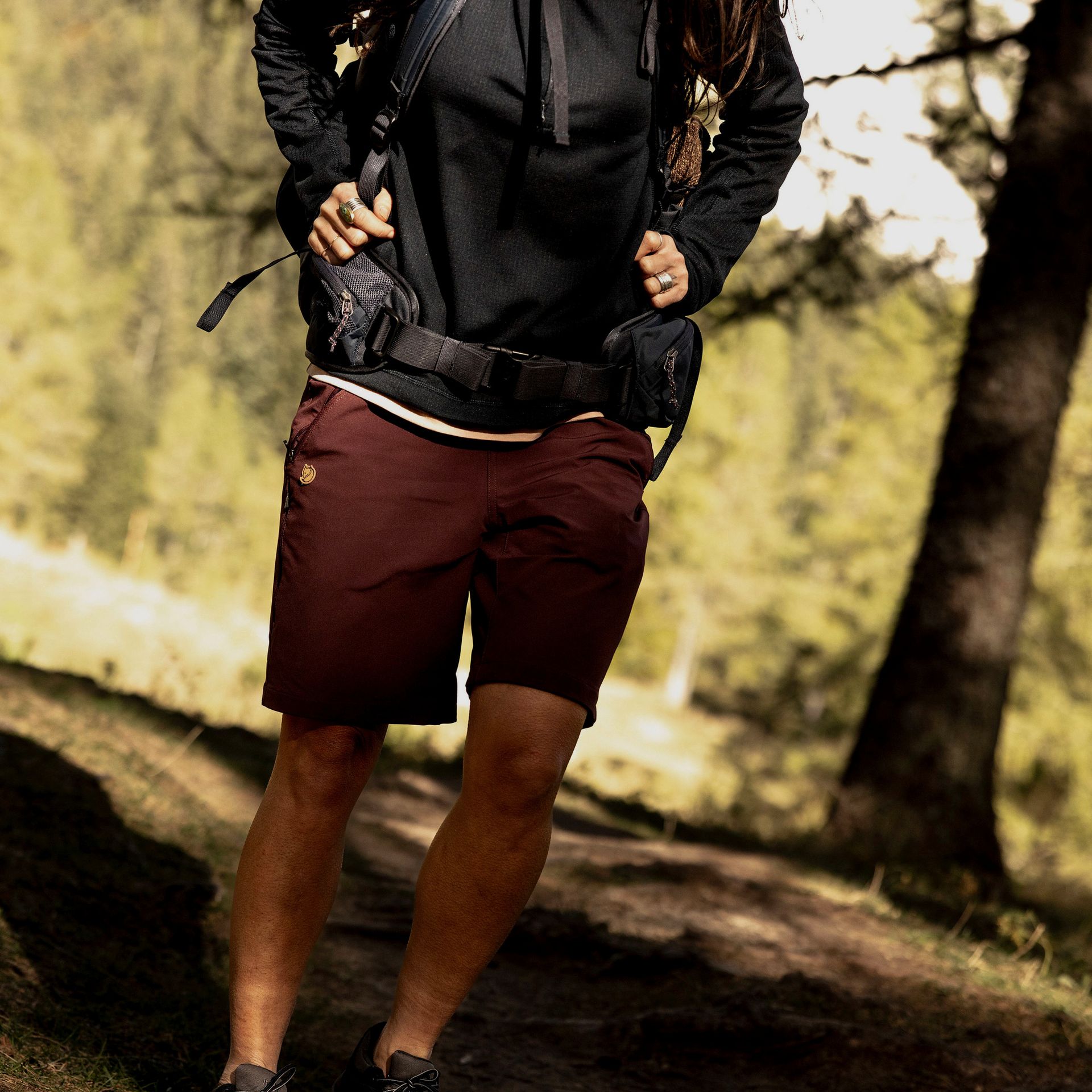 Fjällräven Abisko trail stretch shorts, image 3 of 4