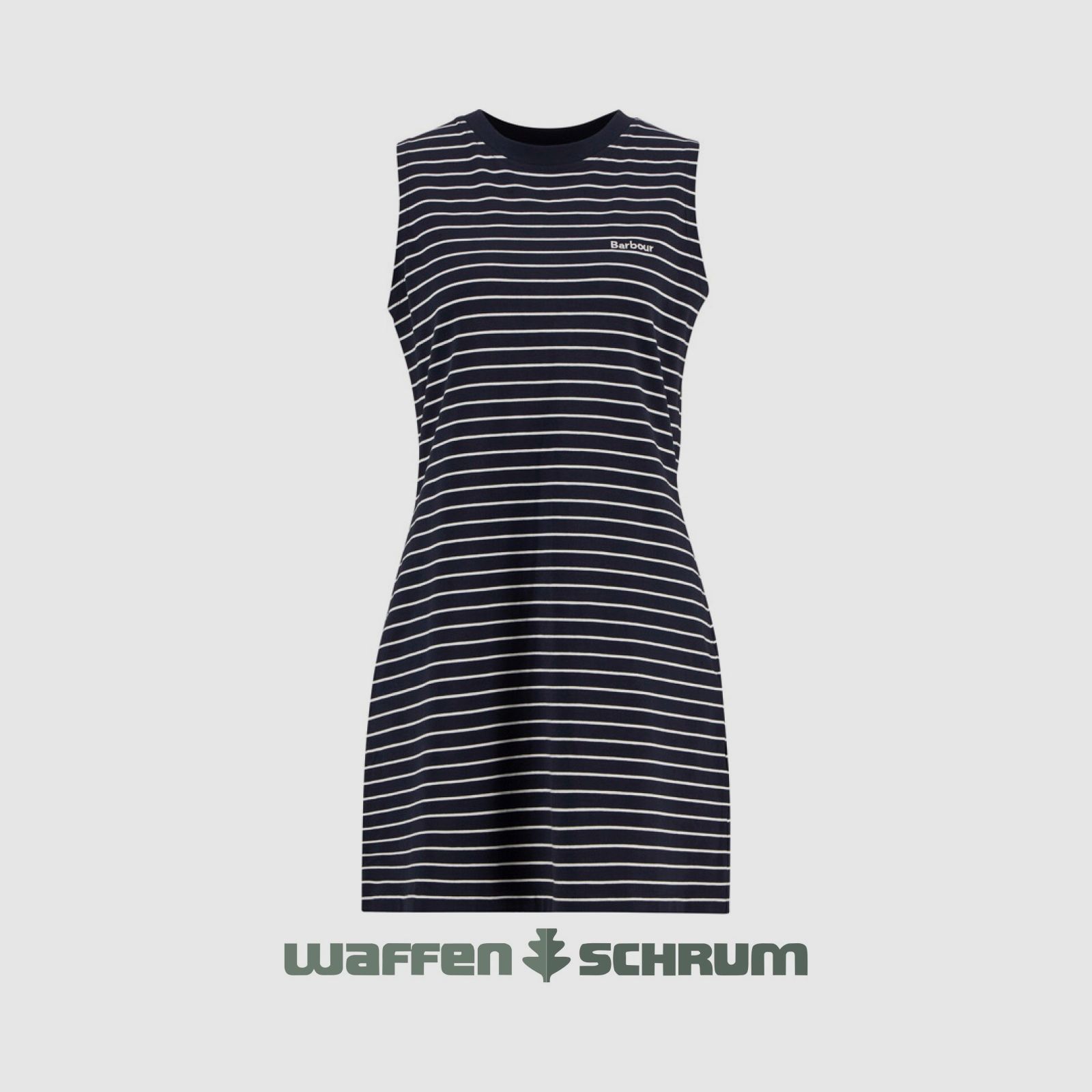 Barbour Kleid Hartland Mini Navy / Cloud Stripes